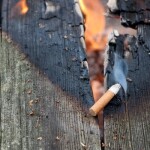 пожар от сигареты
